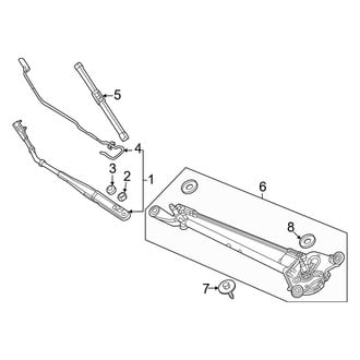 Honda OE - Windshield - Wiper & Washer Components (Wiper Components)