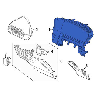 Honda OE - Instrument Cluster Visor