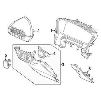 Honda OE - Instrument Panel Components (Driver Side)