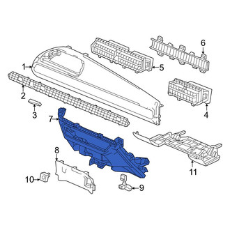 Honda OE - Instrument Panel Cover