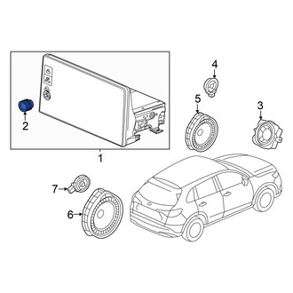 Honda OE - Radio Knob