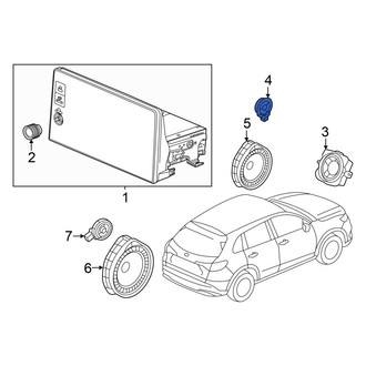 Honda OE - Rear Speaker