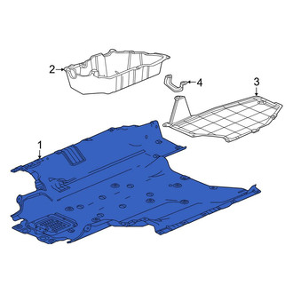 Honda OE - Front Floor Pan Splash Shield