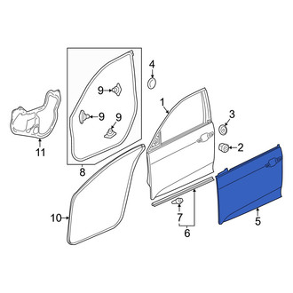 Honda OE - Front Left Outer Door Outer Panel