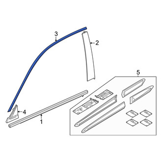 Honda OE - Front Left Door Reveal Molding