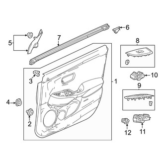 Honda OE - Front Door - Interior Trim