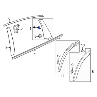 Honda OE - Door Applique Clip