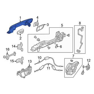 Honda OE - Front Right Outer Exterior Door Handle