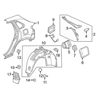 Honda OE - Quarter Panel & Components