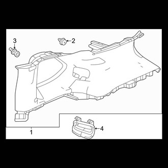 Honda OE - Quarter Panel - Interior Trim