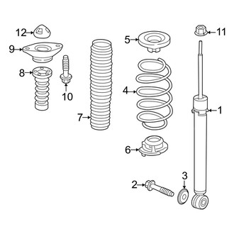 Honda OE - Rear Suspension - Shocks & Components (FWD)