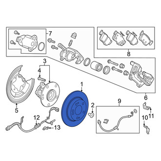 Honda OE - Rear Disc Brake Rotor