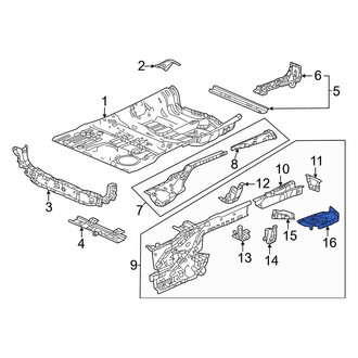 Honda OE - Rear Left Floor Extension