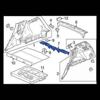Honda OE - Rear Liftgate Trim Scuff Plate