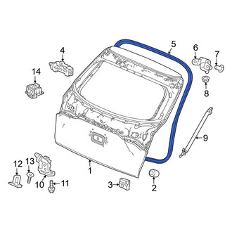 Honda OE - Rear Hatch Seal