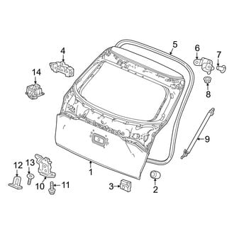Honda OE - Lift Gate - Gate & Hardware