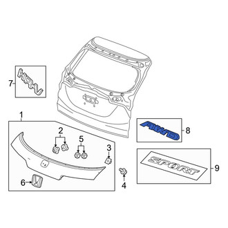Honda OE - Rear Hatch Emblem