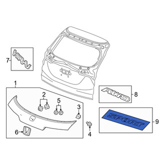 Honda OE - Rear Hatch Emblem