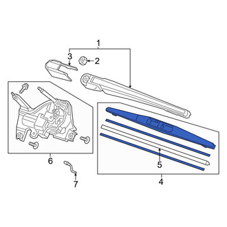 Honda OE - Rear Wiper Blade