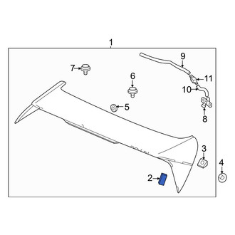 Honda OE - Spoiler Clip