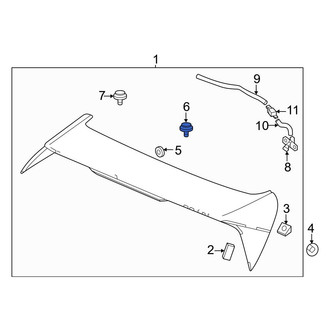 Honda OE - Liftgate Finish Panel Clip