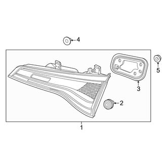 Honda OE - Rear Lamps - Backup Lamps
