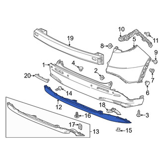 Honda OE - Rear Valance Panel