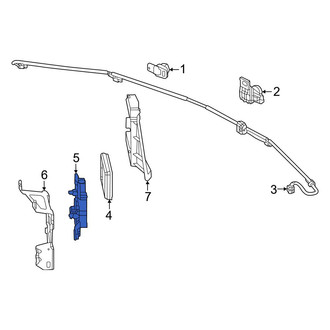 Honda OE - Left Blind Spot Detection System Warning Sensor Bracket