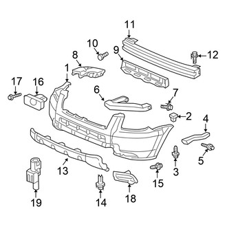 Honda OE - Front Bumper - Bumper & Components