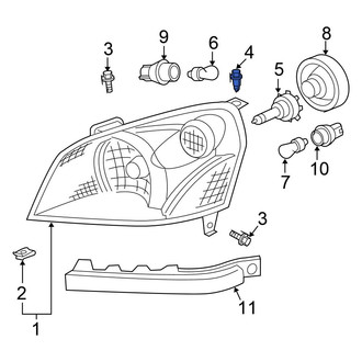 Honda OE - Lower Rocker Panel Molding Clip