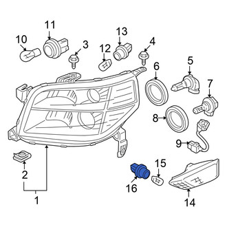 Honda OE - Front Side Marker Light Socket