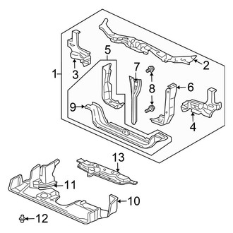 Honda OE - Radiator Support