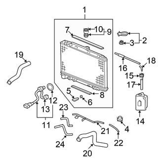 Honda OE - Cooling - Radiator & Components