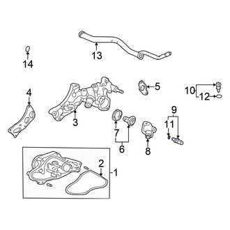 Honda OE - Engine Coolant Temperature Sensor O-Ring