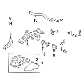 Honda OE - Cooling - Water Pump