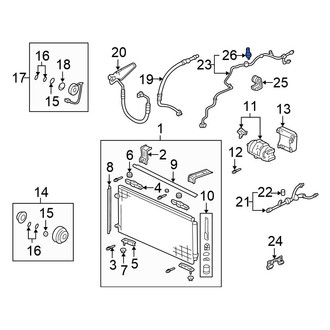 Honda OE - A/C Refrigerant Pressure Sensor