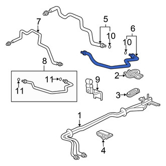 Honda OE - A/C Refrigerant Suction Hose
