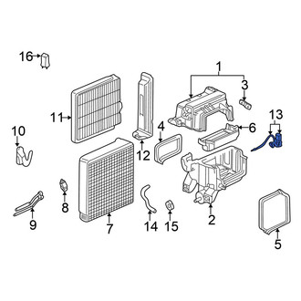 Honda OE - A/C Evaporator Temperature Sensor