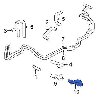 Honda OE - HVAC Heater Hose