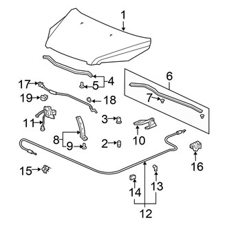 Honda OE - Hood & Components