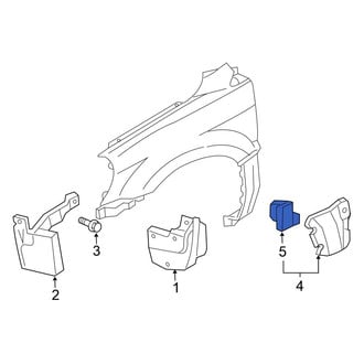 Honda OE - Fender Molding Retainer