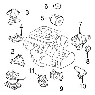 Honda OE - Engine / Transaxle - Engine & Transmission Mounting