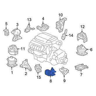 Honda OE - Front Automatic Transmission Mount