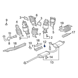 Honda OE - Exhaust Muffler Gasket