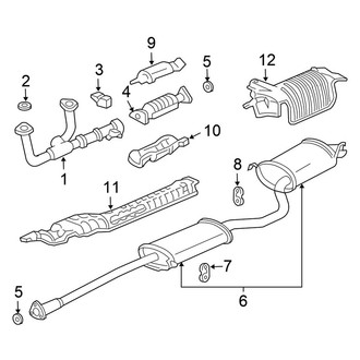Honda OE - Exhaust System - Exhaust Components