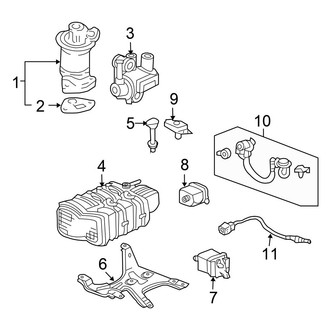 Honda OE - Emission System - Emission Components