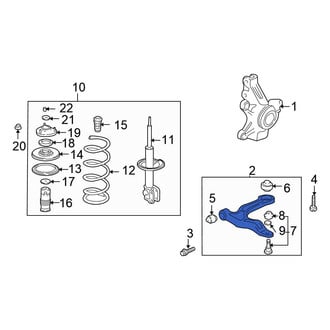 Honda OE - Front Left Suspension Control Arm