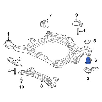 Honda OE - Front Lower Suspension Crossmember Insulator