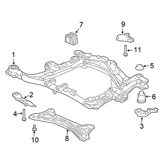 Honda OE - Front Suspension - Suspension Mounting