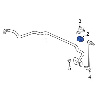 Honda OE - Front Suspension Stabilizer Bar Bushing